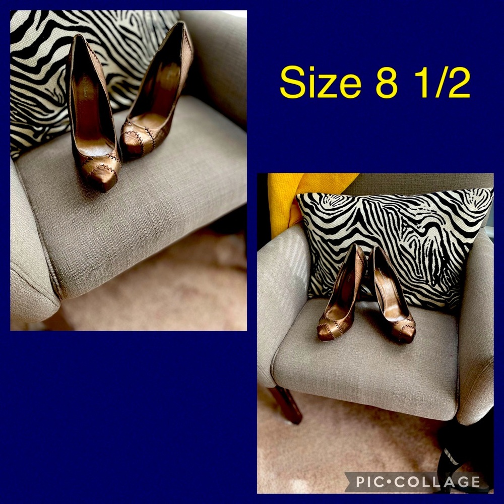 Michael Antonio Bronze pumps